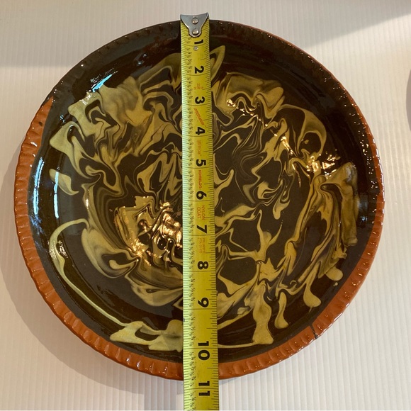 Vtg Colonial Williamsburg Restoration Redware Pottery Set Of 4 Pieces - Picture 6 of 14